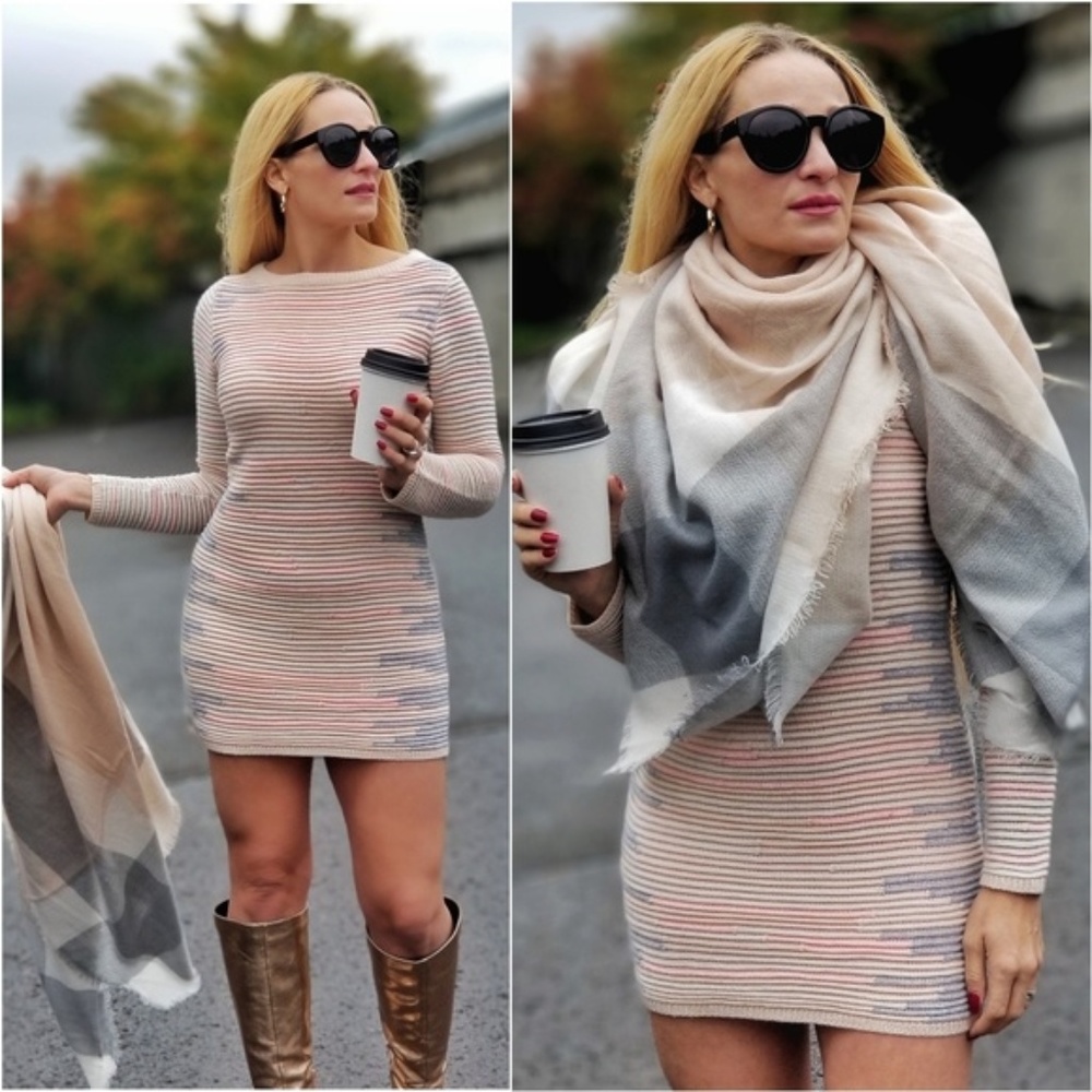 CHIC DOLLZ Knit Sweater Dress - Picture 2 of 4